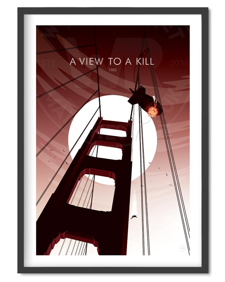 A View to a Kill Movie Poster - Wolf and Rocket