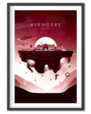Avengers Age of Ultron Movie Poster - Wolf and Rocket