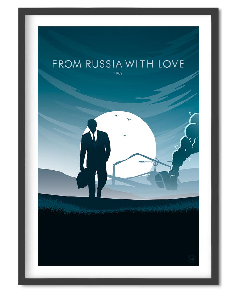 From Russia With Love Movie Poster - Wolf and Rocket