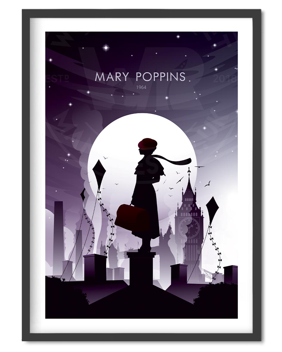 Mary Poppins Movie Poster - Wolf and Rocket