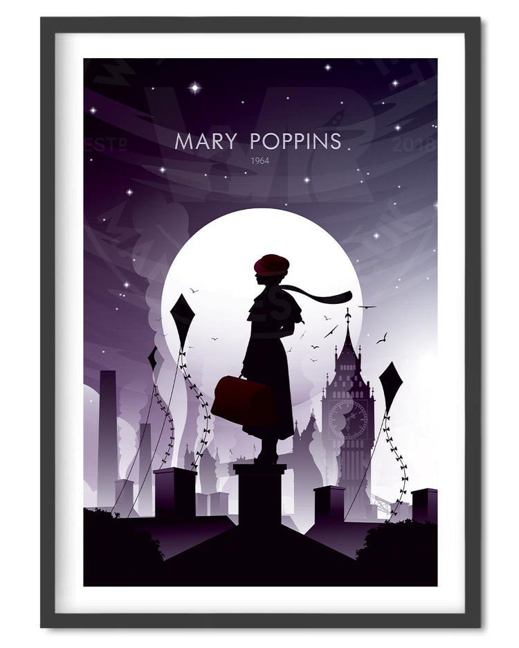 Mary Poppins Movie Poster - Wolf and Rocket