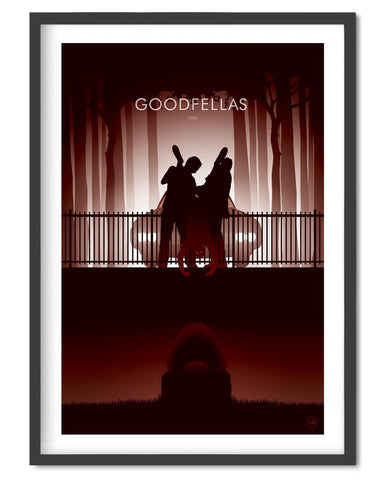 Goodfellas Movie Poster - Wolf and Rocket