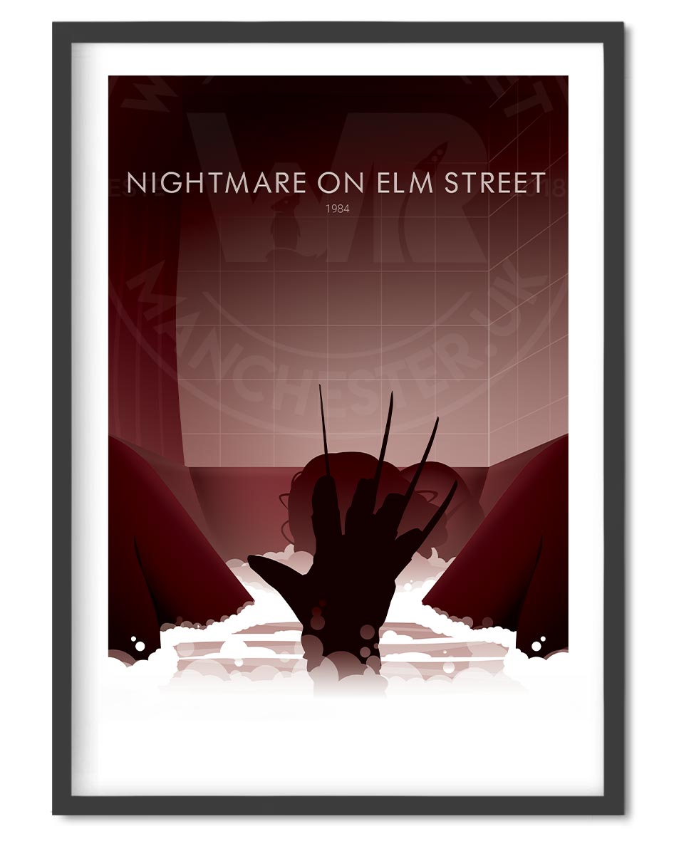 A Nightmare on Elm Street Movie Poster - Wolf and Rocket