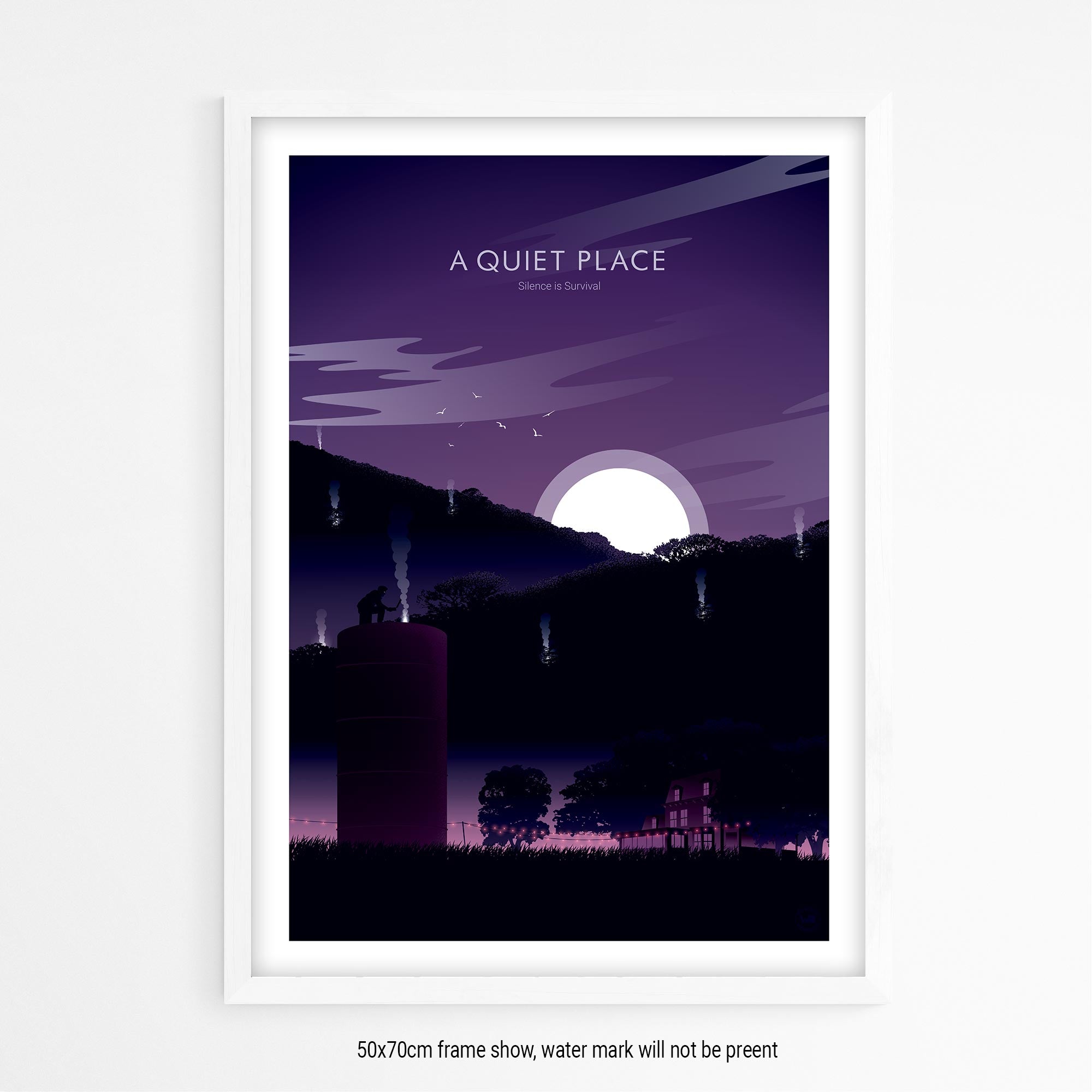 A Quiet Place Movie Print - Wolf and Rocket