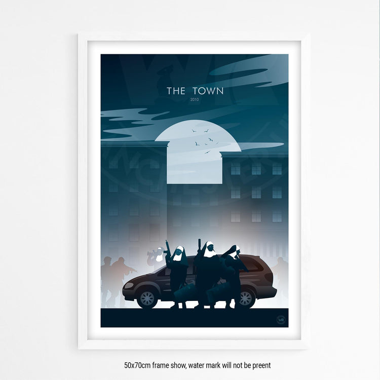 The Town Movie Poster - Wolf and Rocket