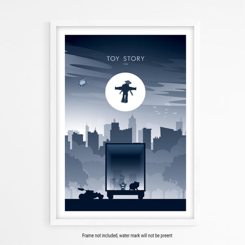 Toy Story Movie Poster - Wolf and Rocket