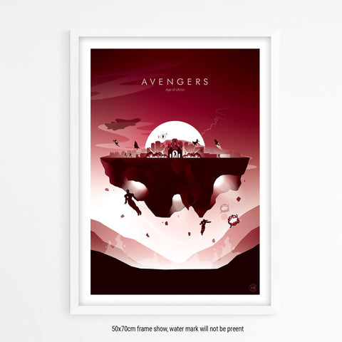 Avengers Age of Ultron Movie Poster - Wolf and Rocket