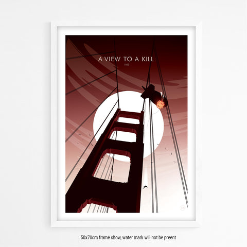 A View to a Kill Movie Poster - Wolf and Rocket