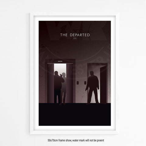 The Departed Movie Poster - Wolf and Rocket