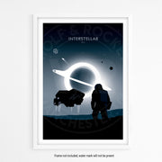 Interstellar Movie Print