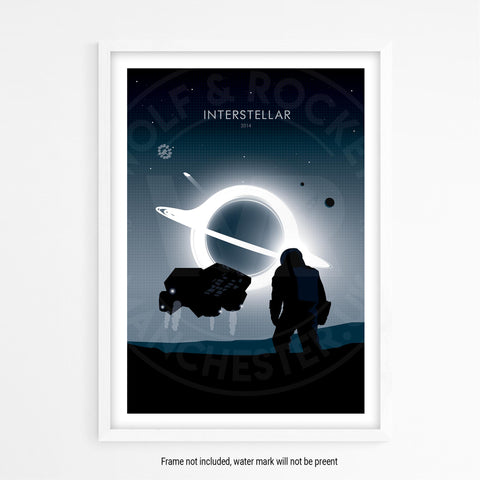 Interstellar Movie Print