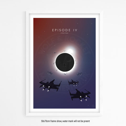 Episode IV Movie Poster - Wolf and Rocket