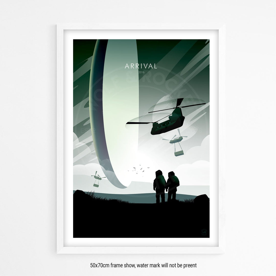 Arrival Movie Poster - Wolf and Rocket