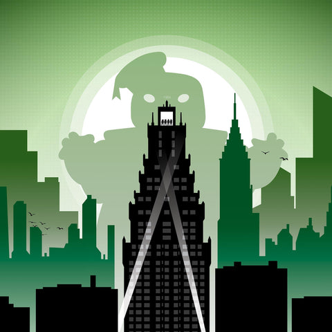 Ghostbusters Movie Poster - Wolf and Rocket