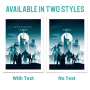 Avengers Movie Poster - Wolf and Rocket