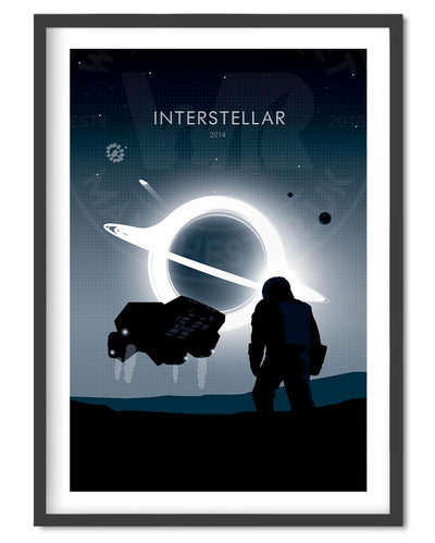 Interstellar Movie Print