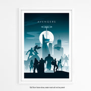 Avengers Movie Poster - Wolf and Rocket