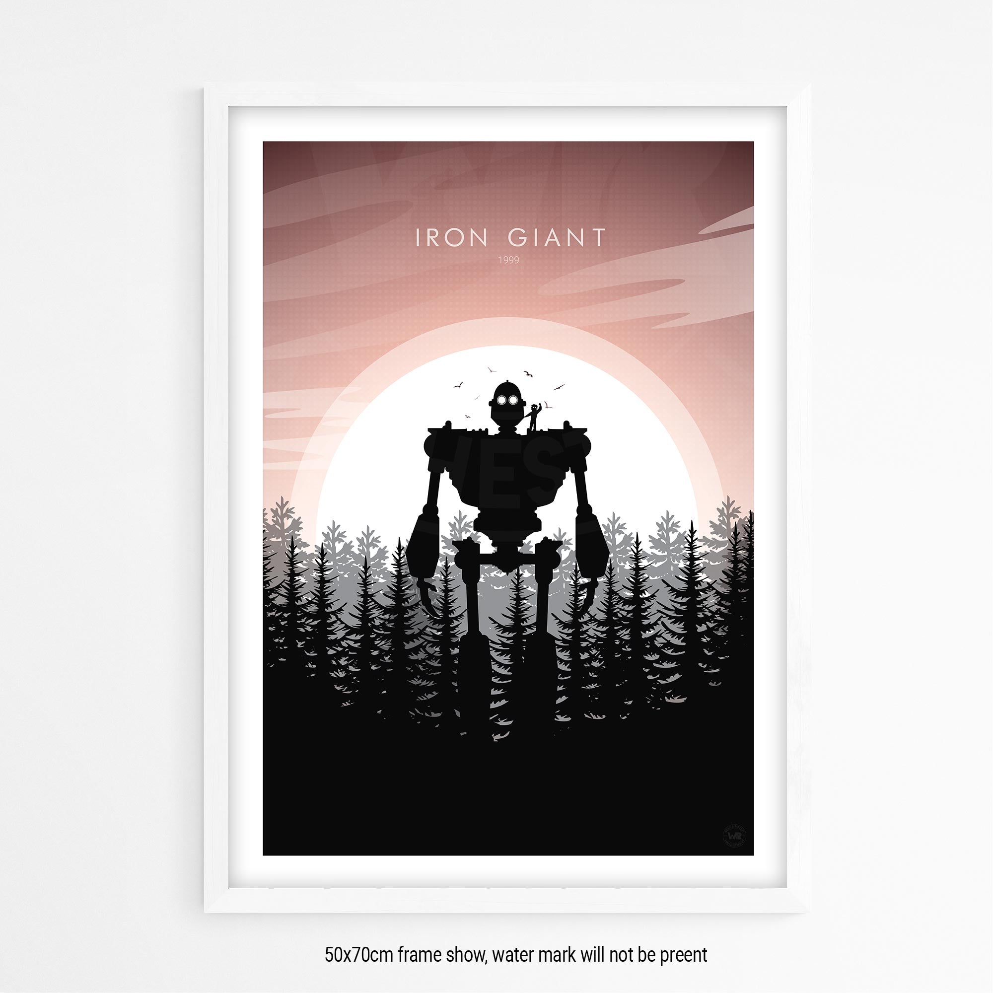 Iron Giant Movie Print - Wolf and Rocket