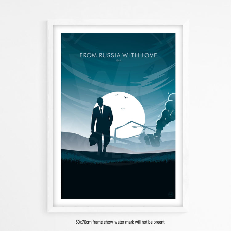 From Russia With Love Movie Poster - Wolf and Rocket