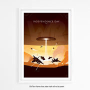 Independence Day Movie Poster - Wolf and Rocket