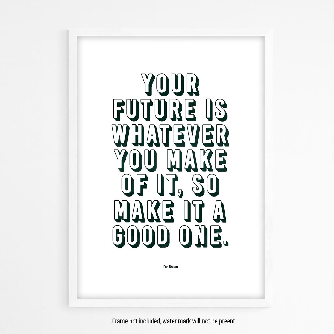 Doc Brown Movie Quote - Wolf and Rocket