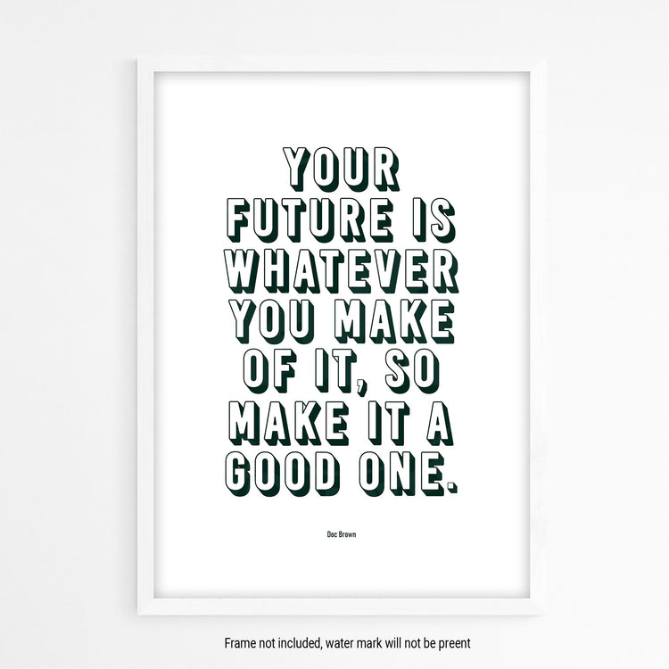 Doc Brown Movie Quote - Wolf and Rocket