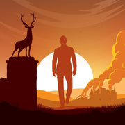 Skyfall Movie Poster - Wolf and Rocket