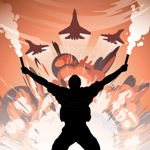 The Rock Movie Poster - Wolf and Rocket