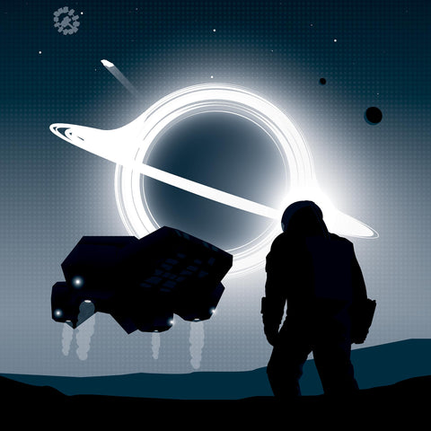 Interstellar Movie Print